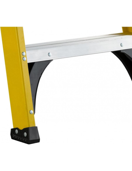 Escalera de Fibra de Vidrio AIRADP 2,44 m 250 kg Antideslizante