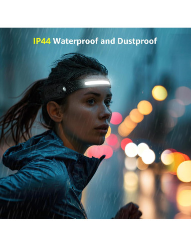 Linterna Frontal LED Lepro PR320019-2 Recargable 350 Lúmenes