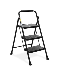 Escalera de paso HBTower 3 pasos plegable antideslizante