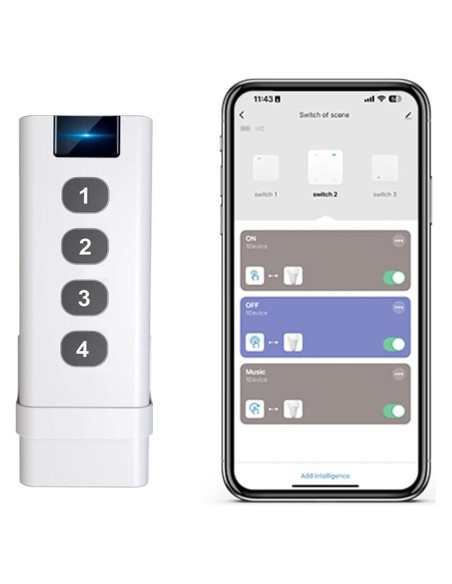 Control Remoto de Escena ZigBee IHSENO - Interruptor Inteligente
