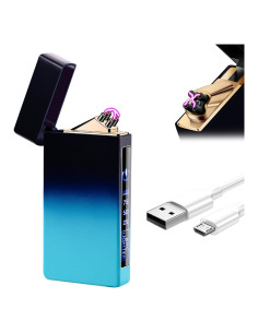 Encendedor Eléctrico Recargable Comanyi Doble Arco a Prueba de Viento