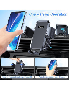 Soporte para Teléfono en Coche Blukar K9789 360 Negro 2