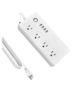 Tablero de Protección Inteligente ZigBee XENON 4 Salidas 2 USB