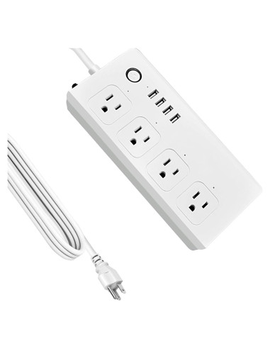 Tablero de Protección Inteligente ZigBee XENON 4 Salidas 2 USB