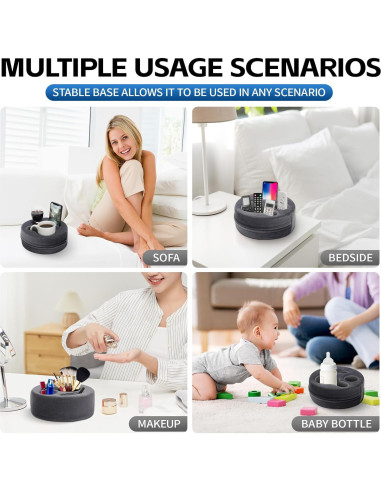 Cojín Soporte para Bebidas G GOOD GAIN Gris 21.5x8.3 cm