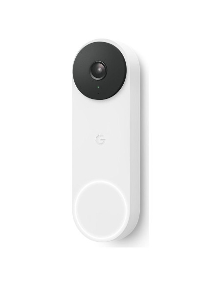 Timbre Google Nest con cable 2 Gen - Cámara de seguridad Nieve