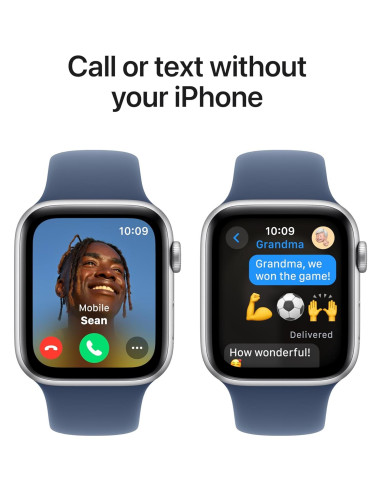 Apple Watch SE 2 Gen GPS 44mm Aluminio Plateado Fitness