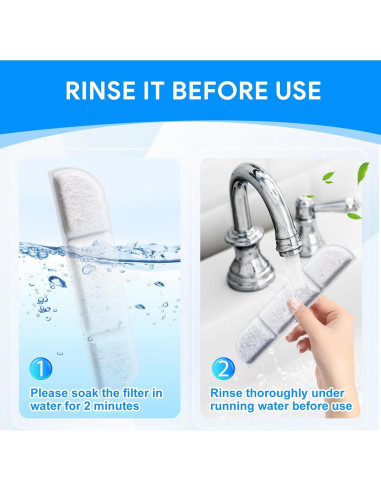 Paquete de 12 Filtros para Fuente de Agua Gatos Downy Paws