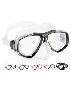 Máscara de buceo Cressi Focus con lentes inclinados