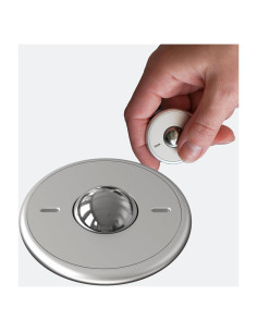 ONO Scroller - Juguete Antiestrés Compacto de Aluminio Gris