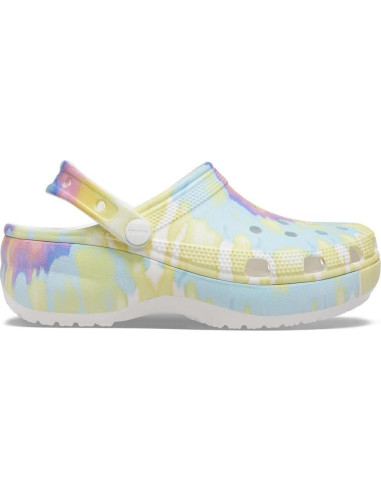 Zuecos de Plataforma Crocs para Mujeres 30x15x5cm Tie Dye