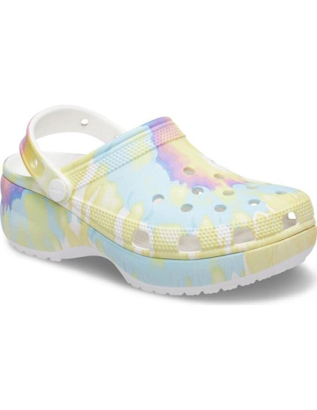 Zuecos de Plataforma Crocs para Mujeres 30x15x5cm Tie Dye