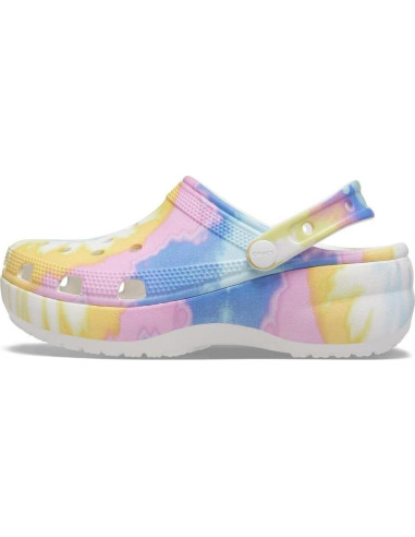 Zuecos de Plataforma Crocs para Mujeres 30x15x5cm Tie Dye