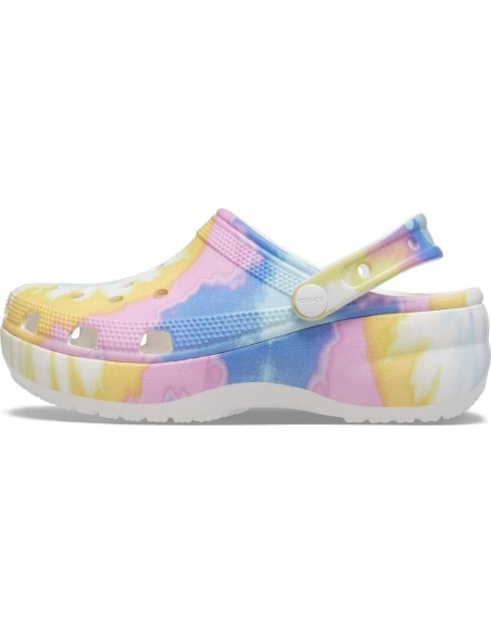 Zuecos de Plataforma Crocs para Mujeres 30x15x5cm Tie Dye