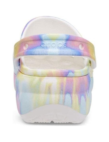 Zuecos de Plataforma Crocs para Mujeres 30x15x5cm Tie Dye