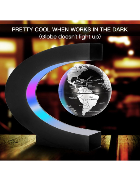 Globo Flotante Gresus con Luces LED y Base Magnética