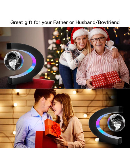 Globo Flotante Gresus con Luces LED y Base Magnética