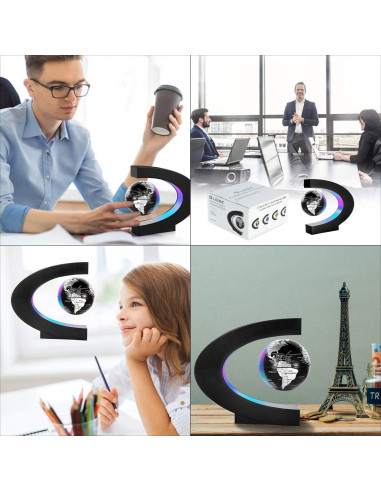 Globo Flotante Gresus con Luces LED y Base Magnética