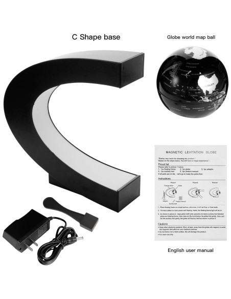 Globo Flotante Gresus con Luces LED y Base Magnética