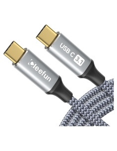 Cable USB C a USB C CLEEFUN 1m 10Gbps 4K 100W Carga Rápida