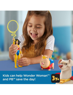 Fisher-Price Set de Figuras Wonder Woman y PB 3+ años 2