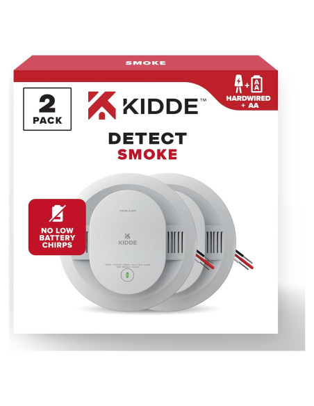 Detector de Humo Kidde 20SAR Interconectable Paquete de 2
