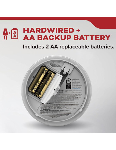 Detector de Humo Kidde 20SAR Interconectable Paquete de 2