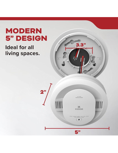 Detector de Humo Kidde 20SAR Interconectable Paquete de 2