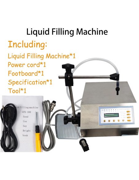 Máquina de Llenado INTBUYING 3.2L/min 2ml-3500ml Digital