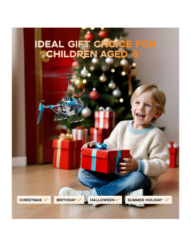 Helicóptero RC SYMA S107H-E con Mantenimiento de Altitud