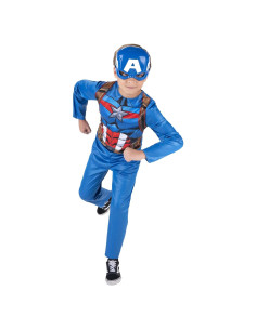 Disfraz Capitán América Jazwares para Jóvenes - Mono y Máscara