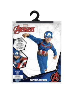 Disfraz Capitán América Jazwares para Jóvenes - Mono y Máscara 2