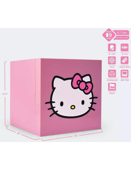 Mini Nevera Termoeléctrica Hello Kitty 6.7L Ukonic