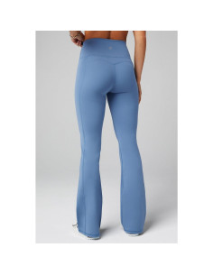 Pantalones Acampanados Fabletics Pureluxe Cintura Alta Azul 2