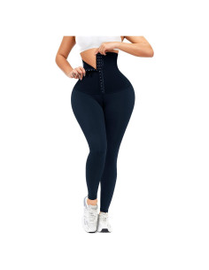 Leggings Corset YOFIT Cintura Alta Compresivos Marino