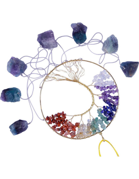 Adorno Colgante de Cristales Sanadores Rockcloud 58-67cm