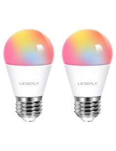 Bombillas Inteligentes Zigbee A15 LEDEPLY E26 5W Regulables 2Pack