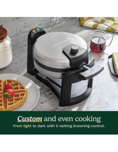 Cuisinart Maker de Waffles Belgas Invertido 2,54 cm Negro 2