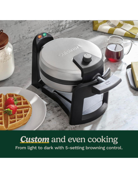 Cuisinart Maker de Waffles Belgas Invertido 2,54 cm Negro