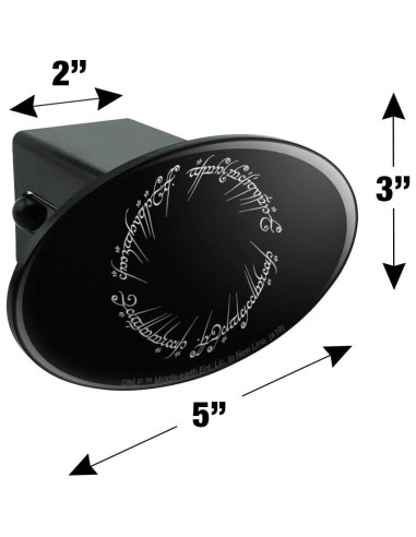 Tapa Ovalada Enganche Remolque El Señor de los Anillos