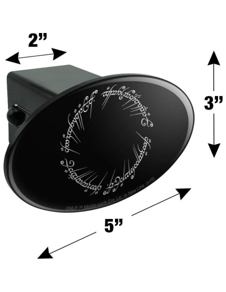 Tapa Ovalada Enganche Remolque El Señor de los Anillos