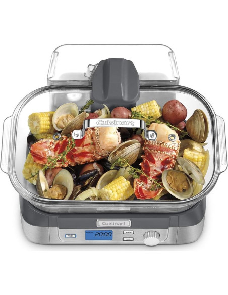Cocedor Digital de Vidrio Cuisinart STM-1000 5L Acero Inoxidable