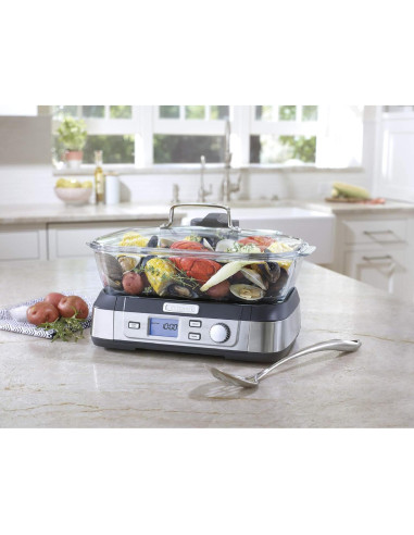 Cocedor Digital de Vidrio Cuisinart STM-1000 5L Acero Inoxidable