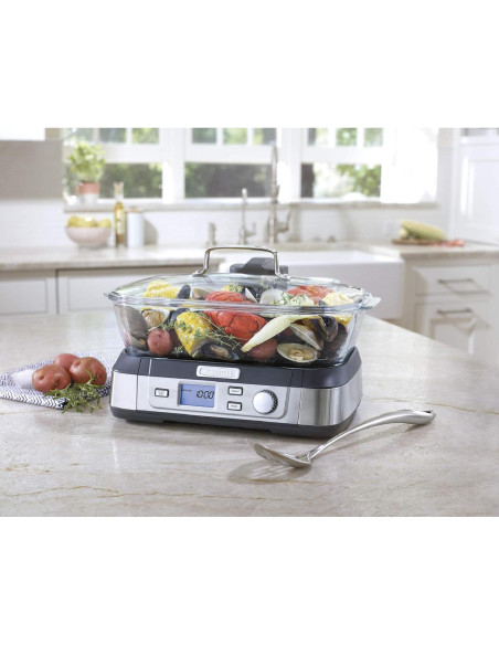 Cocedor Digital de Vidrio Cuisinart STM-1000 5L Acero Inoxidable