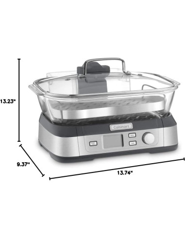 Cocedor Digital de Vidrio Cuisinart STM-1000 5L Acero Inoxidable