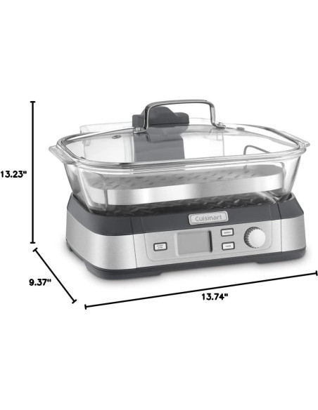 Cocedor Digital de Vidrio Cuisinart STM-1000 5L Acero Inoxidable