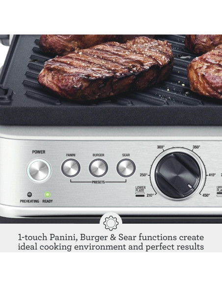 Grill de Sellado y Presión Breville BGR700BSS Acero Inoxidable