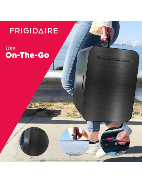 Nevera Mini Portátil Frigidaire 10L Acero Inoxidable