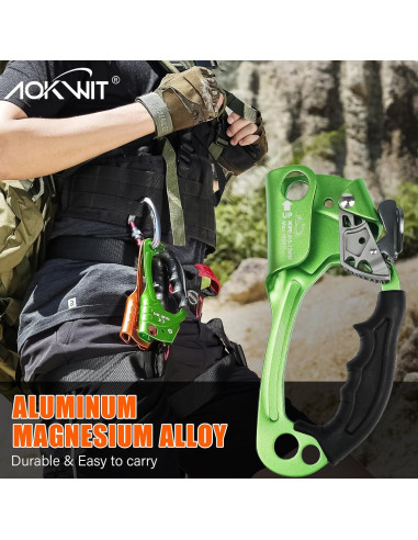 Ascensor de Mano AOKWIT Aluminio Ergonómico 19 cm Verde