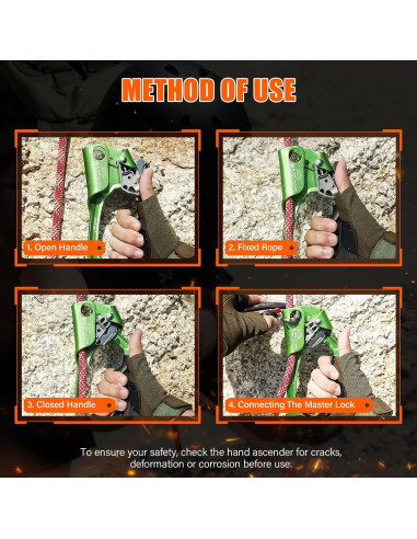 Ascensor de Mano AOKWIT Aluminio Ergonómico 19 cm Verde